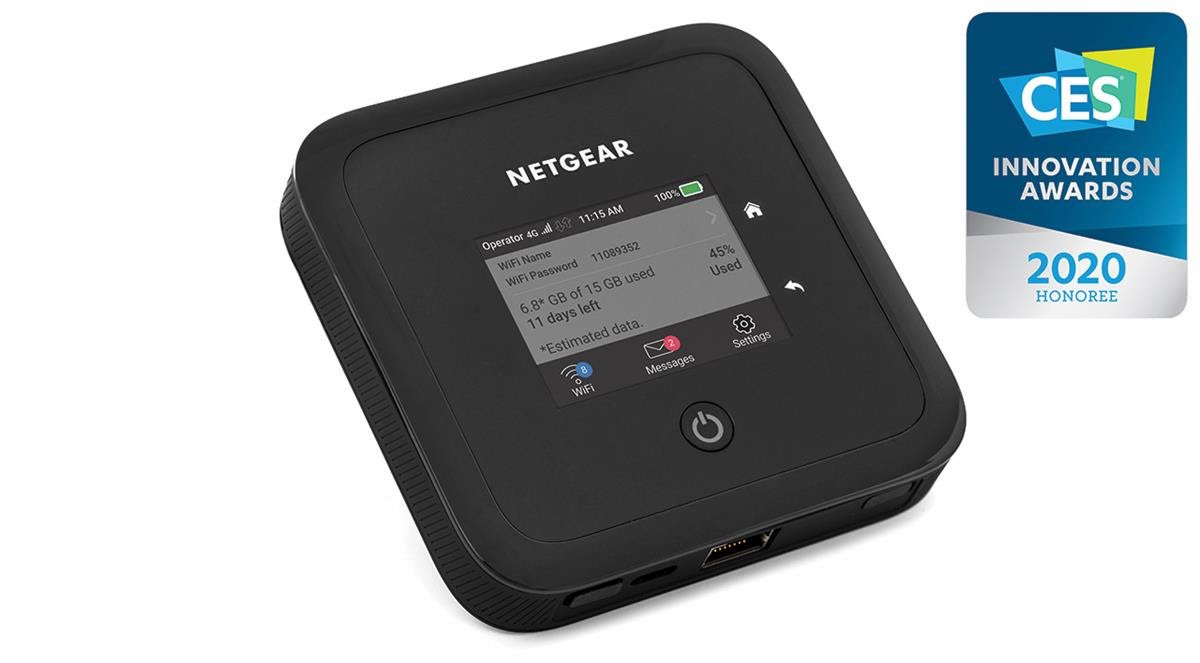 CES 2020 : Netgear dévoile un hotspot mobile 5G et Wi-Fi 6