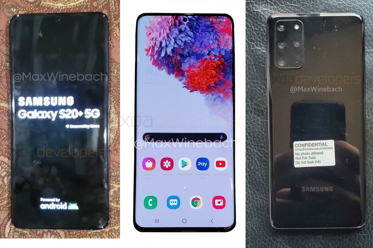 Samsung Galaxy S20 : de nouvelles photos volées précisent de nombreux détails