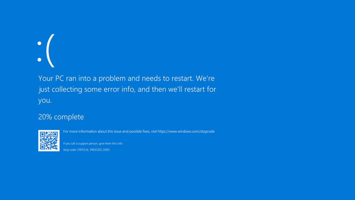 BSOD © Microsoft