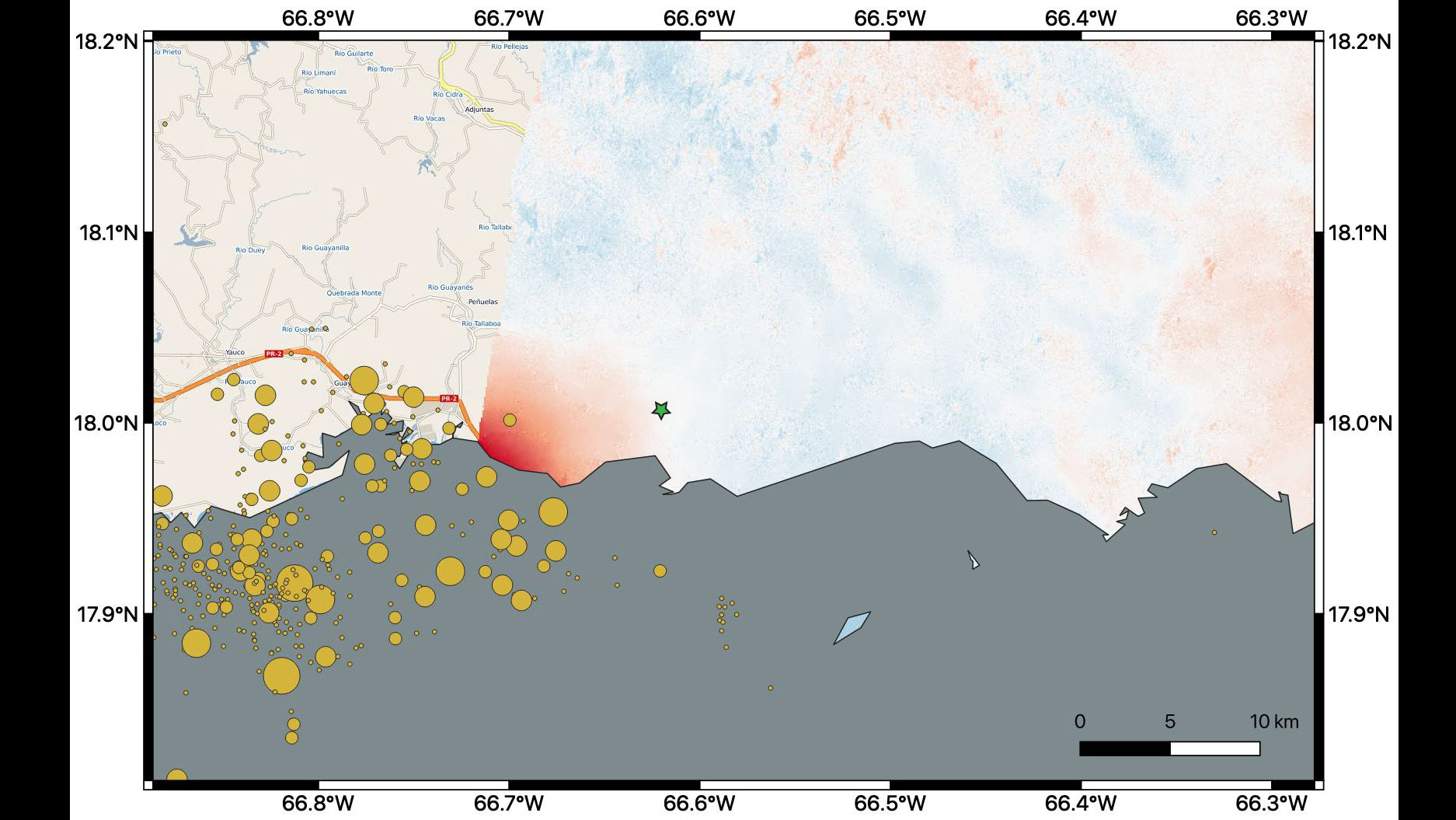 La NASA utilise les données européennes pour étudier l'impact des séismes à Puerto Rico