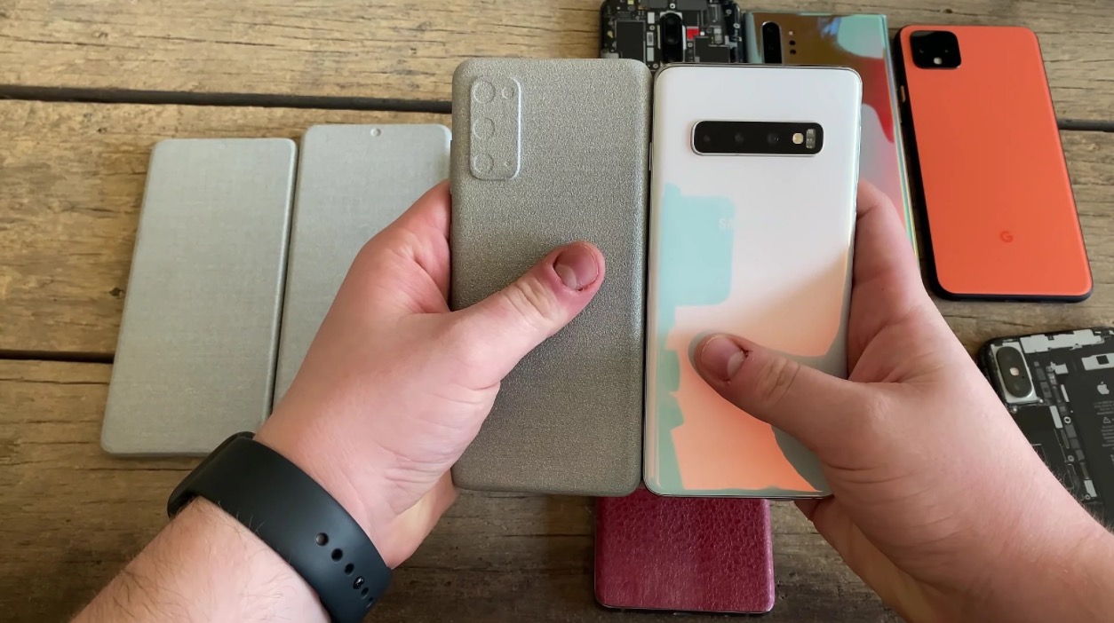 Galaxy S20 : des moules permettent de comparer la taille des trois modèles