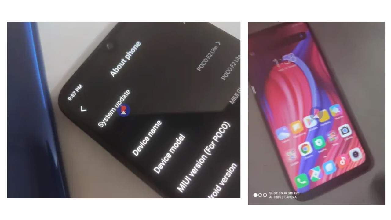 Le Poco F2 Lite s'illustre dans une nouvelle fuite