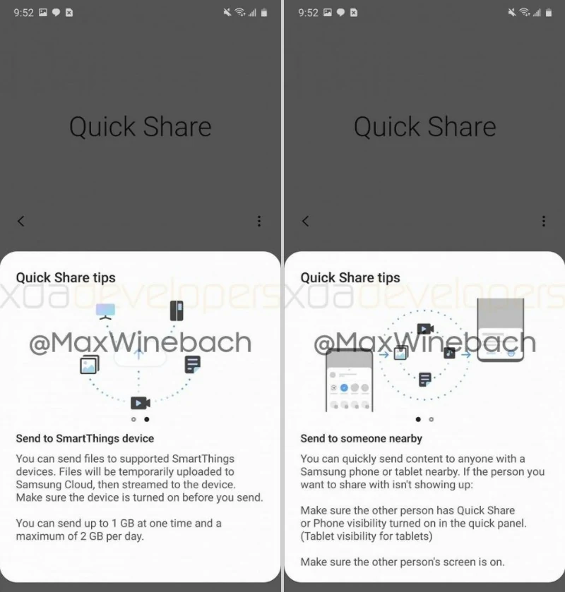 Samsung Quick Share AirDrop