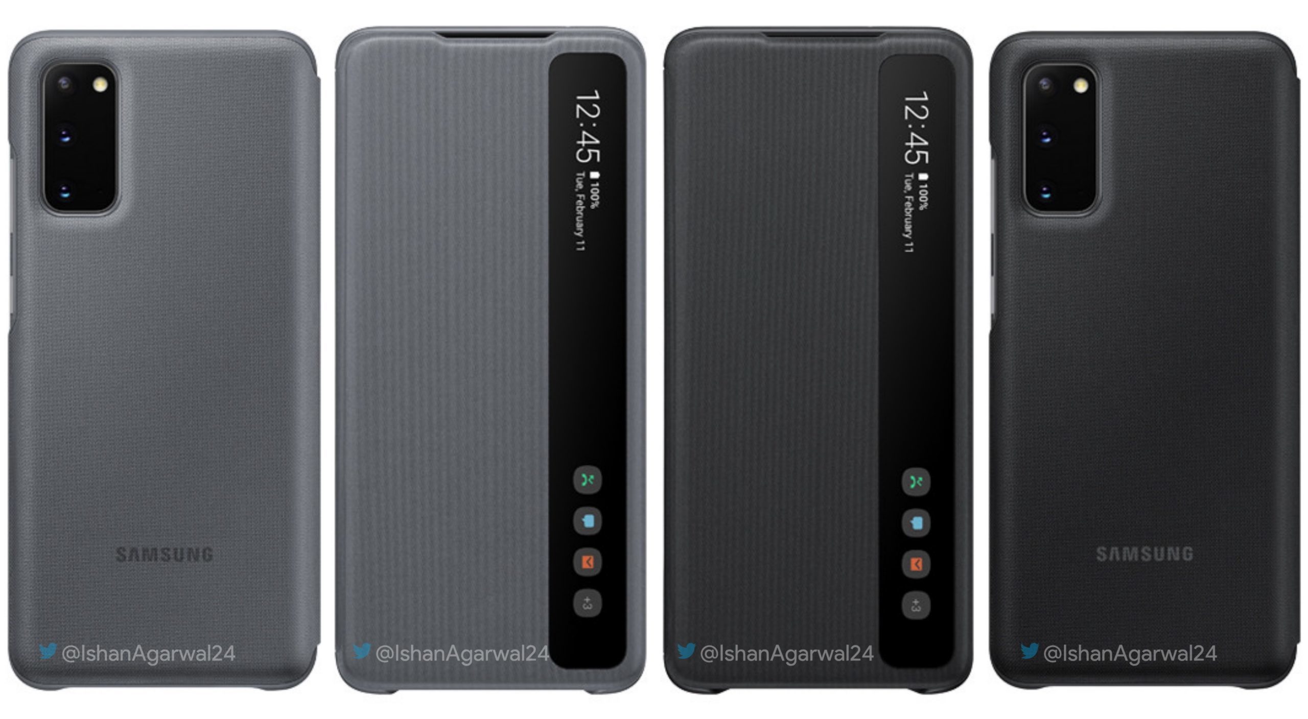 Les coques officielles du Galaxy S20 ont, elle aussi, fuité