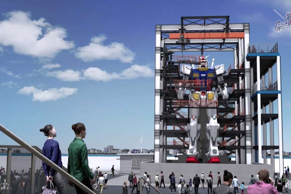 Le Japon construit un Gundam de 18 mètres de haut, capable de marcher