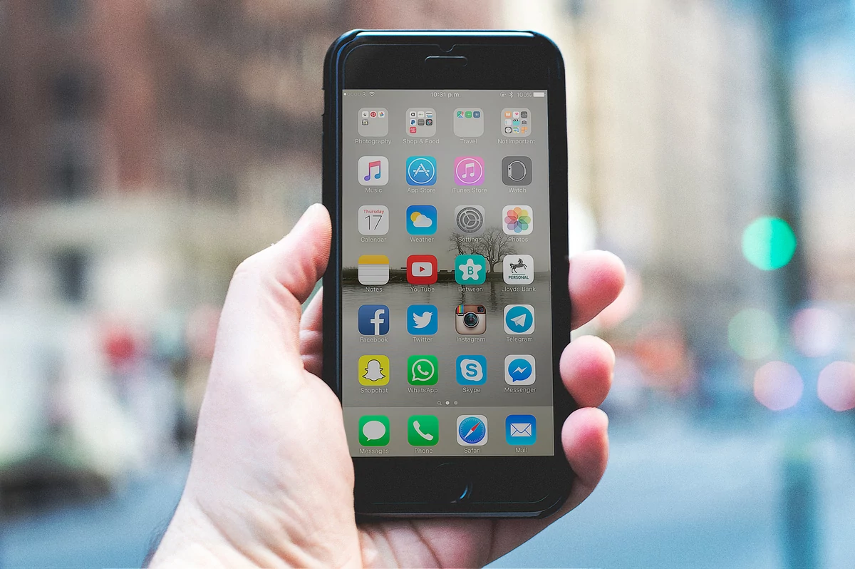 Smartphones applications social media réseaux