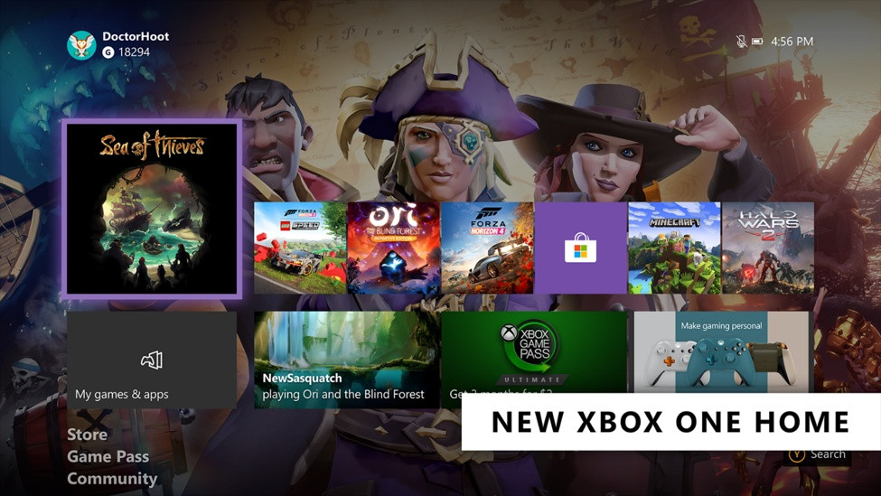 Xbox One Interface