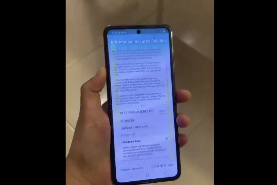 Une vidéo du Galaxy Z Flip de Samsung en fuite sur les réseaux