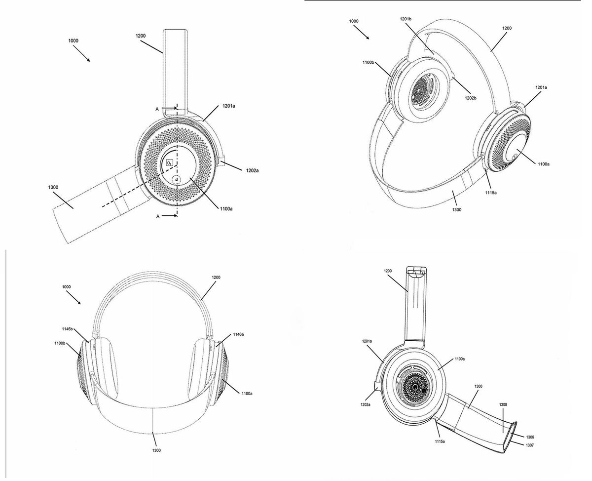 Casque audio purificateur d'air Dyson