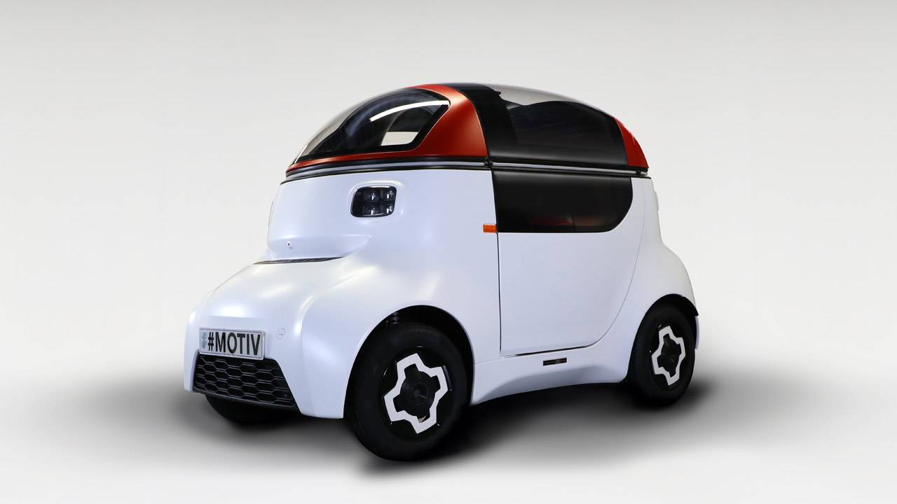 MOTIV, la (toute) petite voiture électrique et autonome signée Gordon Murray