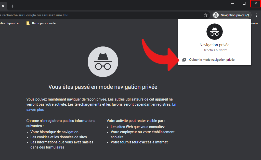 Comment Activer Le Mode De Navigation Privée Sur Google Chrome – XQYWGJ