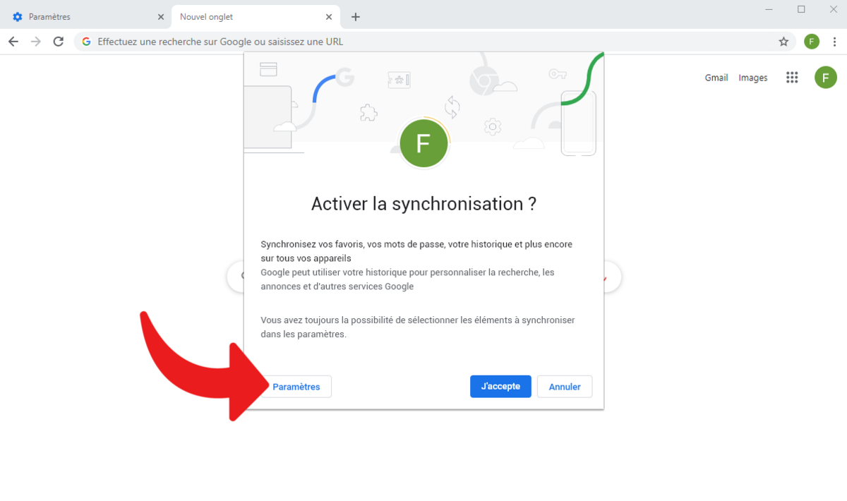 Comment synchroniser ses paramètres Google Chrome à son compte Google ? © clubic.com