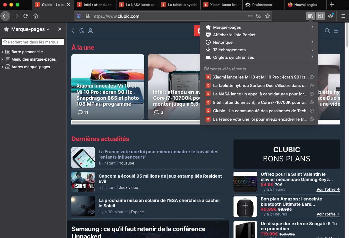 Télécharger Mozilla Firefox pour Mac (gratuit)  Clubic