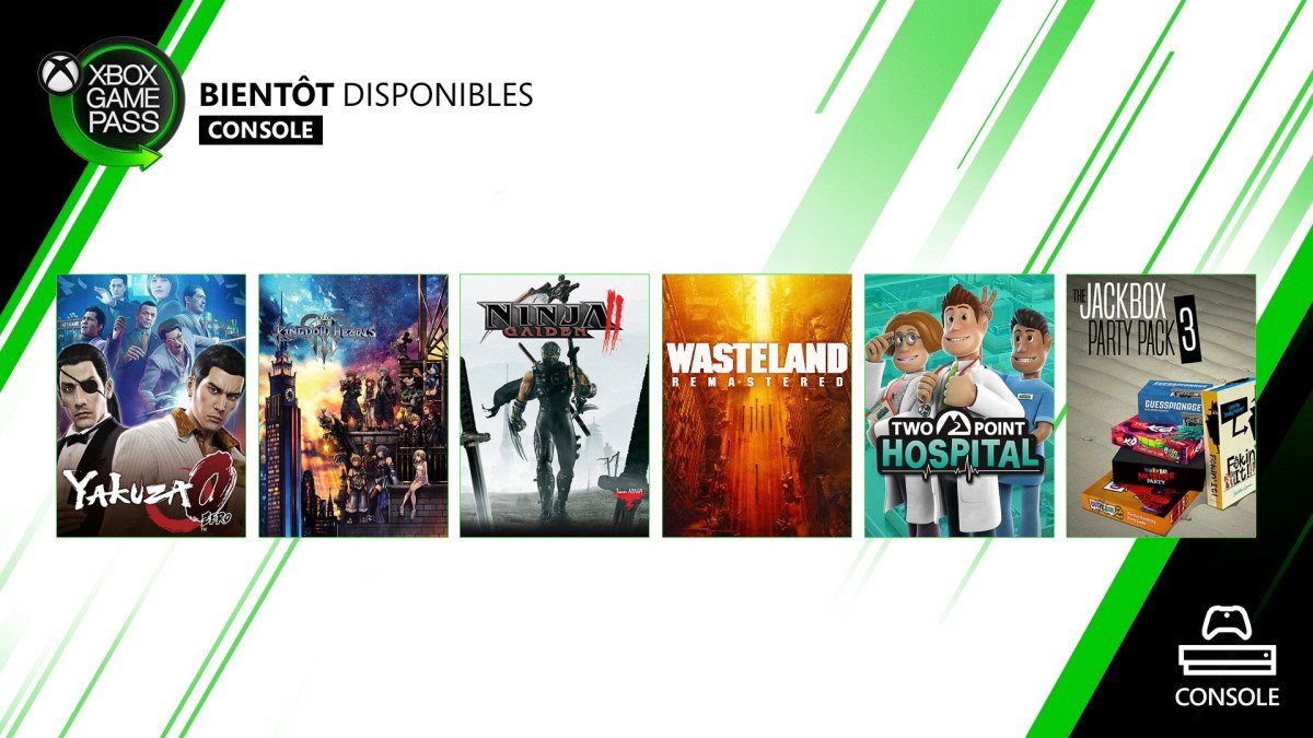 Kingdom Hearts III, Yakuza 0 et Ninja Gaiden 2 (très) bientôt dans le Xbox Game Pass !