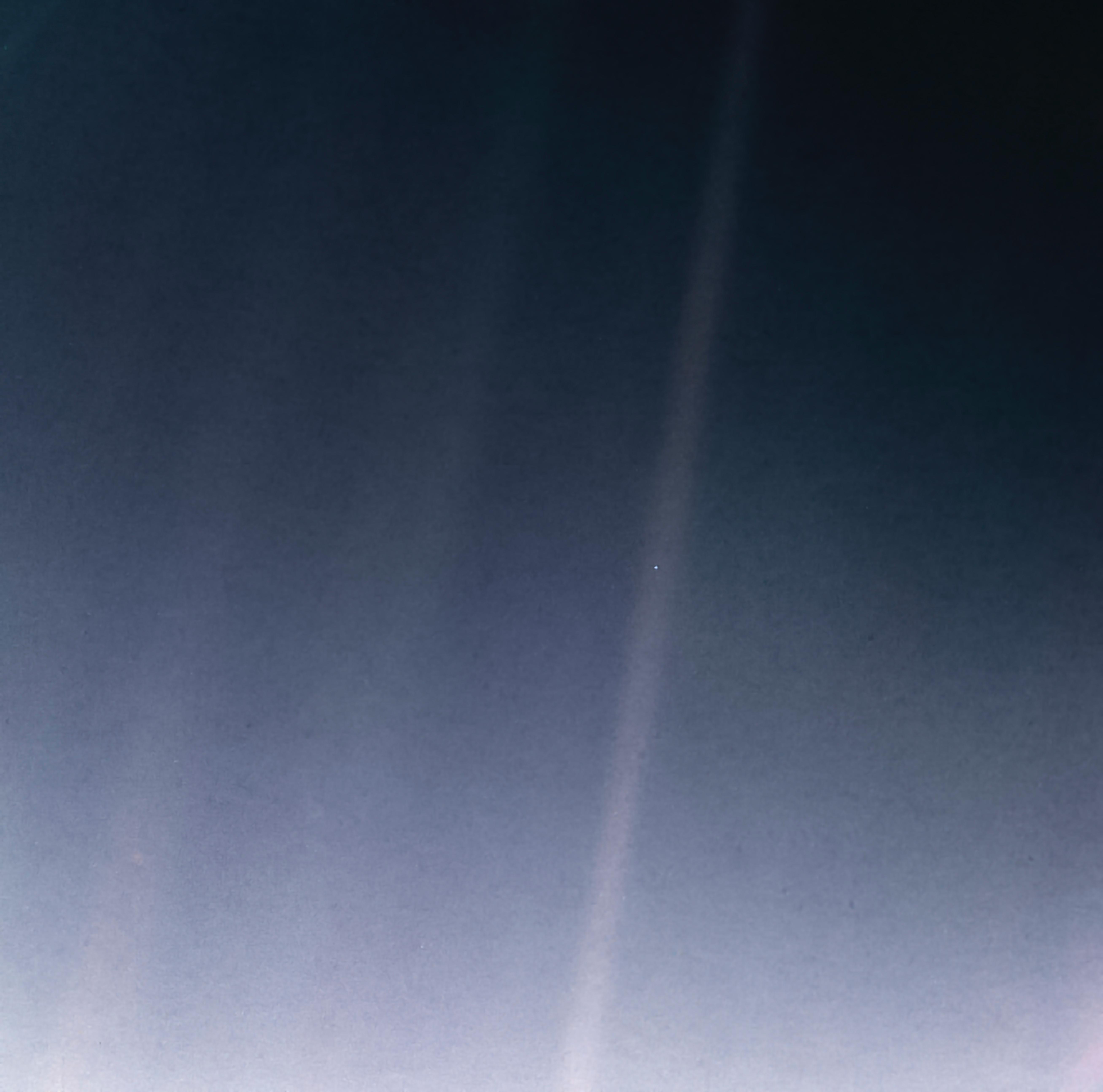 Pour ses 30 ans, la NASA publie une nouvelle version de l'iconique cliché « Pale Blue Dot »