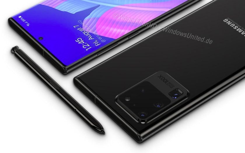 Samsung : le Galaxy Note 20 proposerait un écran ultra-incurvé