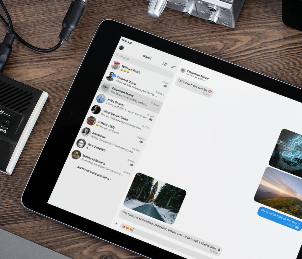 Signal iPad © Signal