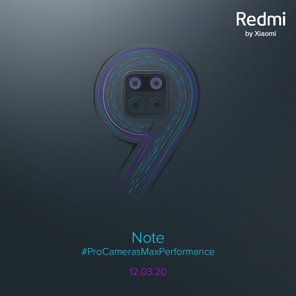 Redmi Note 9 teaser