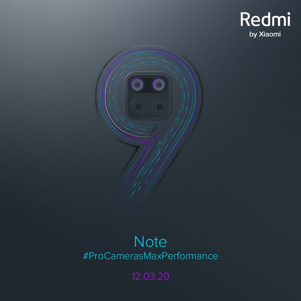 Redmi Note 9 teaser