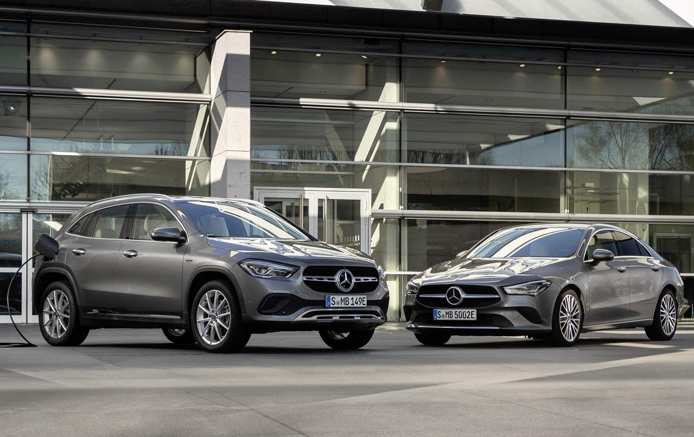 Mercedes présente des déclinaisons hybrides pour ses modèles CLA et GLA