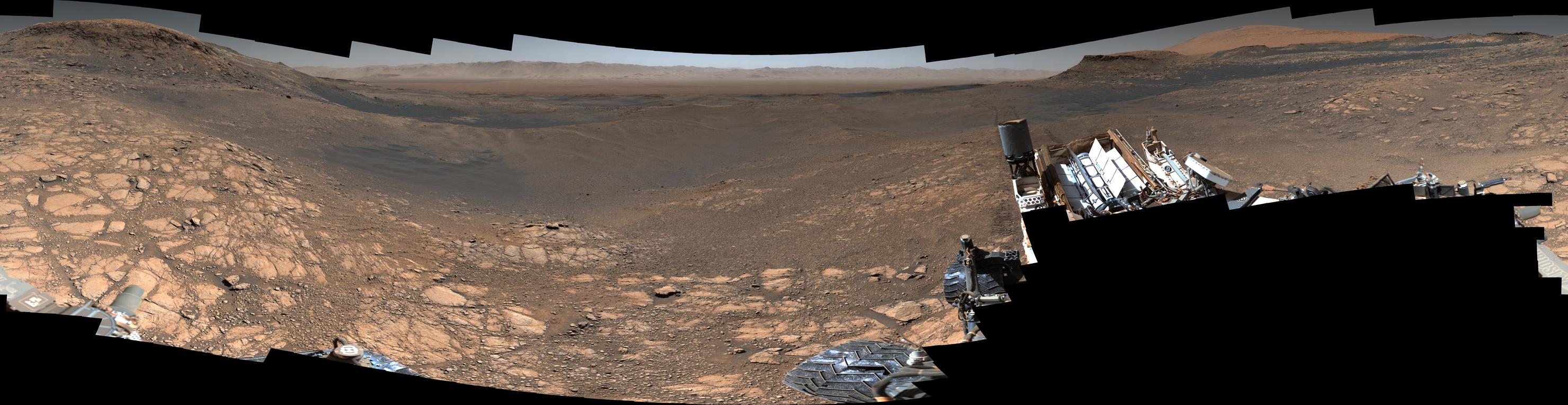 Voici un panorama de 1000 images de la surface de Mars, obtenues grâce à Curiosity