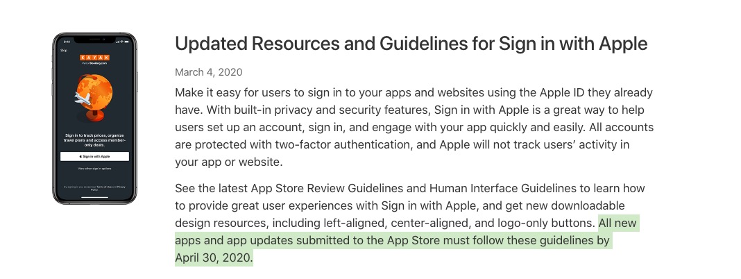 Sign in With Apple