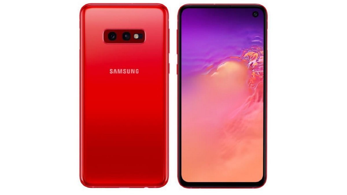 Samsung Galaxy S10e rouge