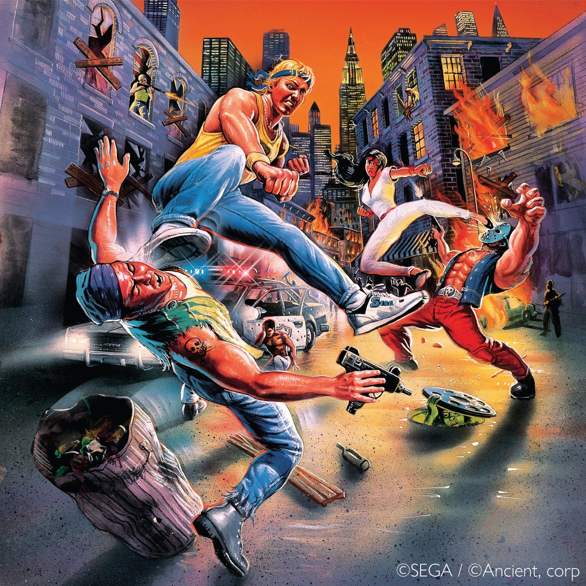 La soundtrack de la trilogie Streets of Rage en version 