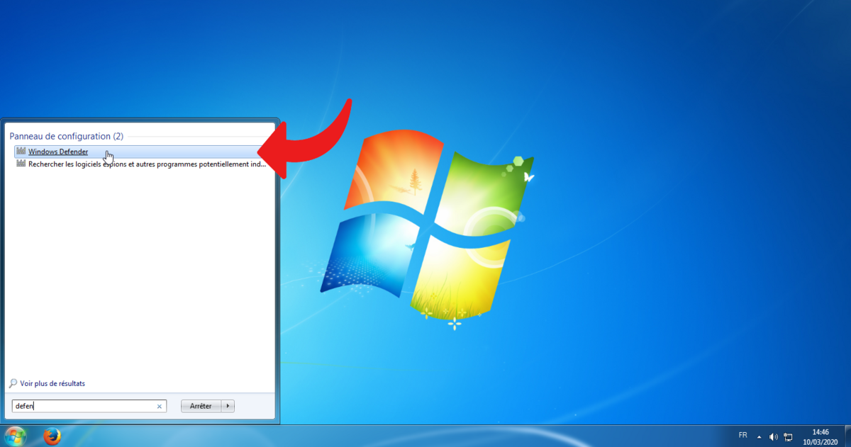 Activer Microsoft Defender - Windows 7 - 2