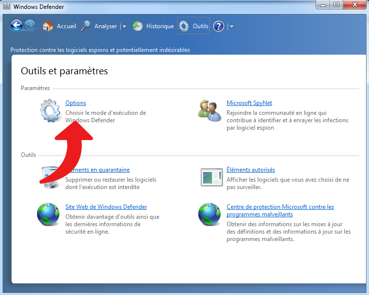 Activer Microsoft Defender - Windows 7 - 5