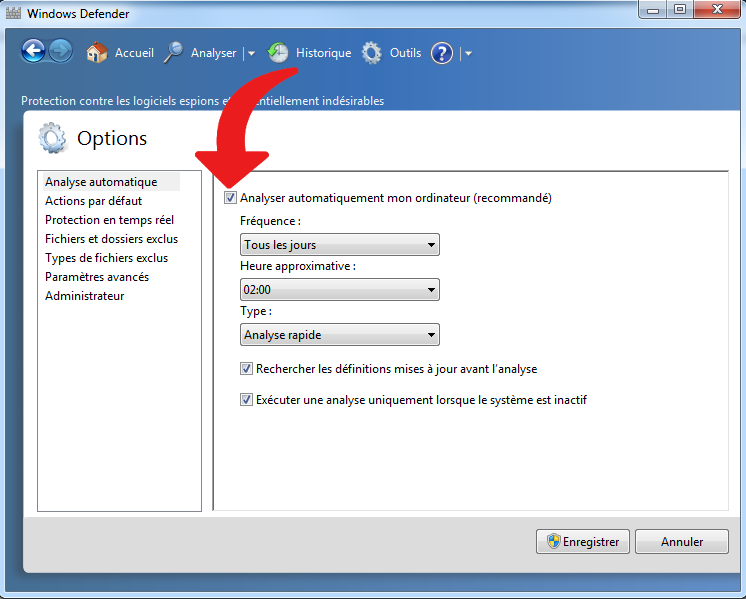 Activer Microsoft Defender - Windows 7 - 6