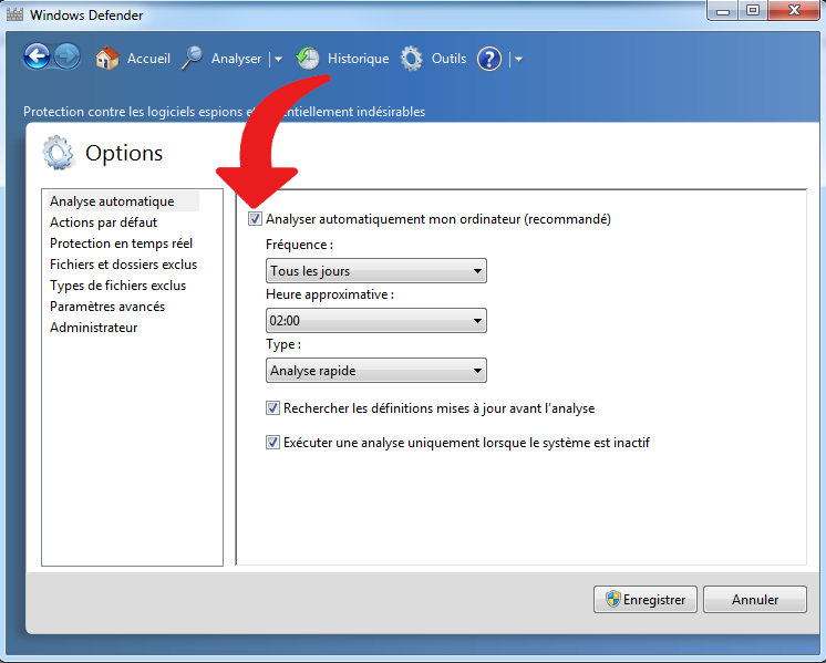 Windows 7 Defender © clubic.com