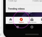 YouTube : après 2 ans de test, le nouvel onglet Explorer est en cours de déploiement