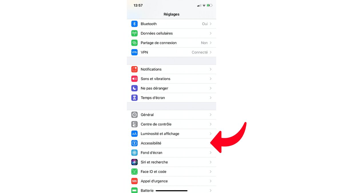 tuto activer flash notification iphone