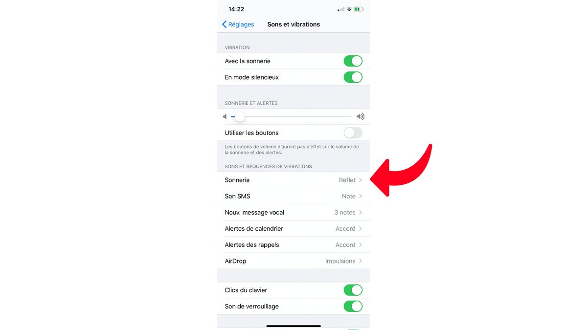 tuto changer sonnerie iphone