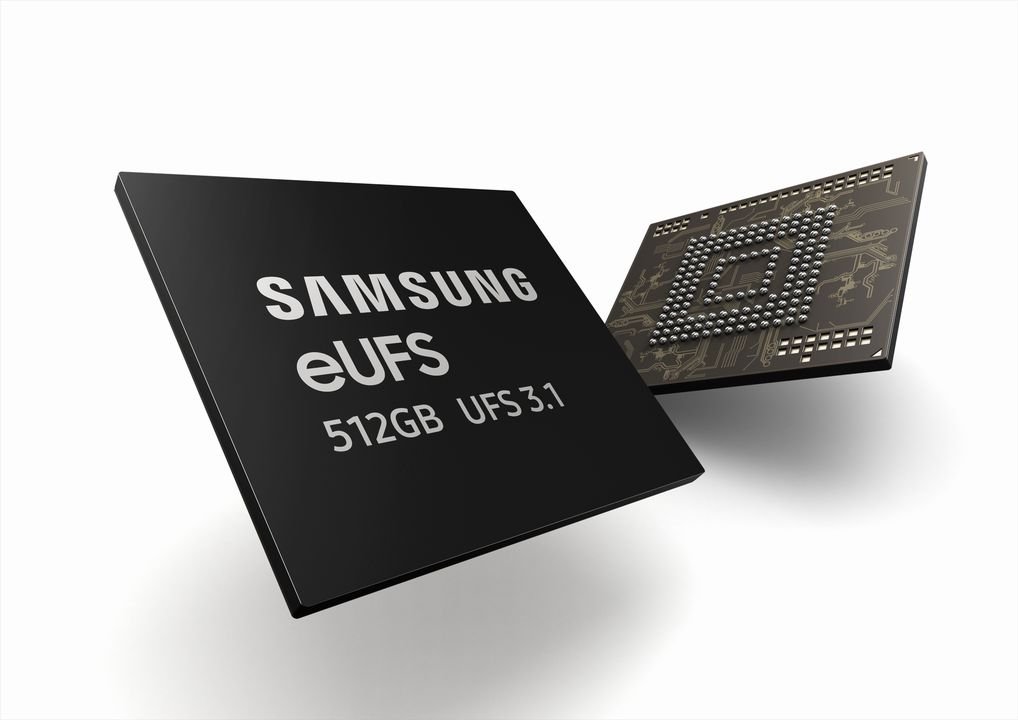 Samsung : les nouvelles puces mémoire UFS 3.1 de 512 Go arrivent