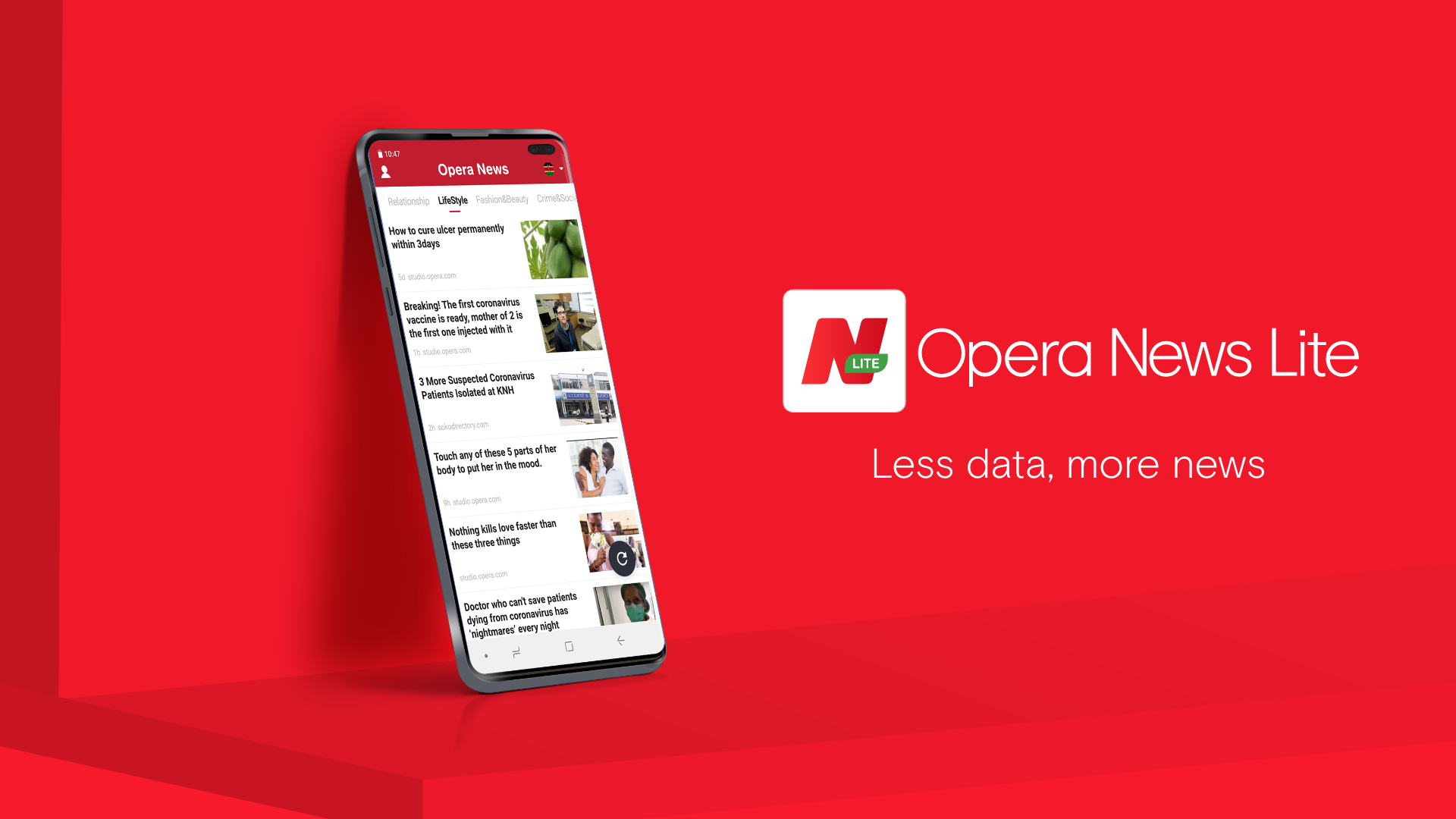 Opera présente une version Lite d'Opera News