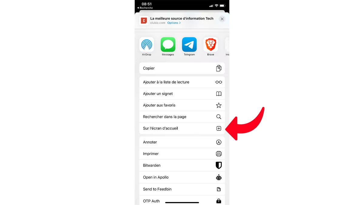 Comment Ajouter Un Raccourci Web Sur La Page D Accueil De Son Iphone Comment Ajouter Un Raccourci Web Sur La Page D Accueil De Son Iphone