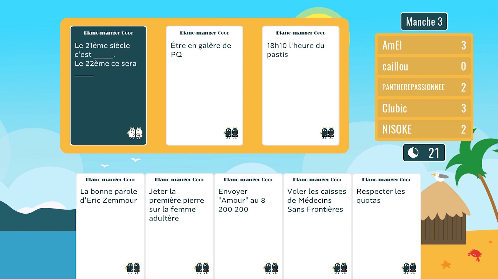 Idee Carte Vierge Blanc Manger Coco Idées pour animer un visio-apéro | La Ligue des Gentlemen 🎩