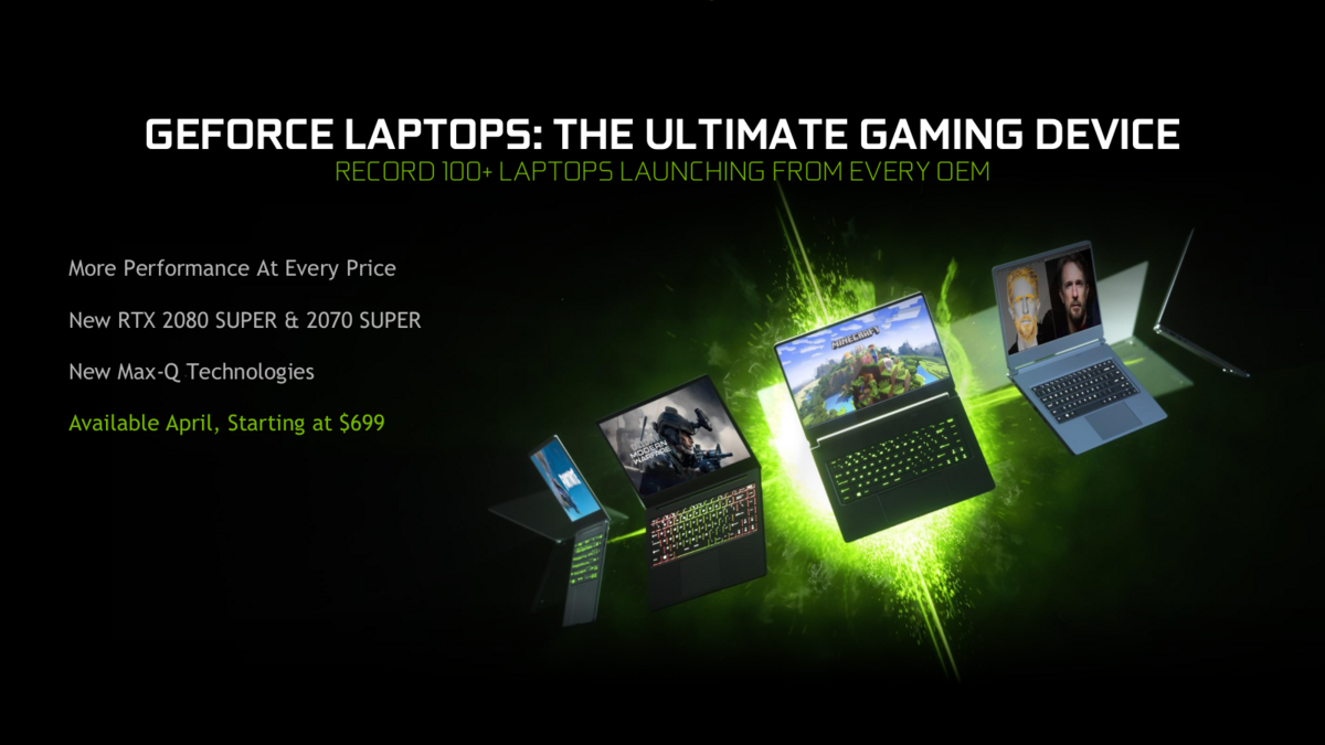 NVIDIA RTX Super mobile © © NVIDIA