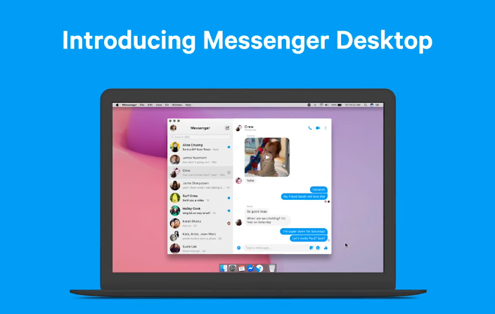 Facebook Annonce Une Application Messenger Pour Windows Et Macos Avec Mode Sombre Integre