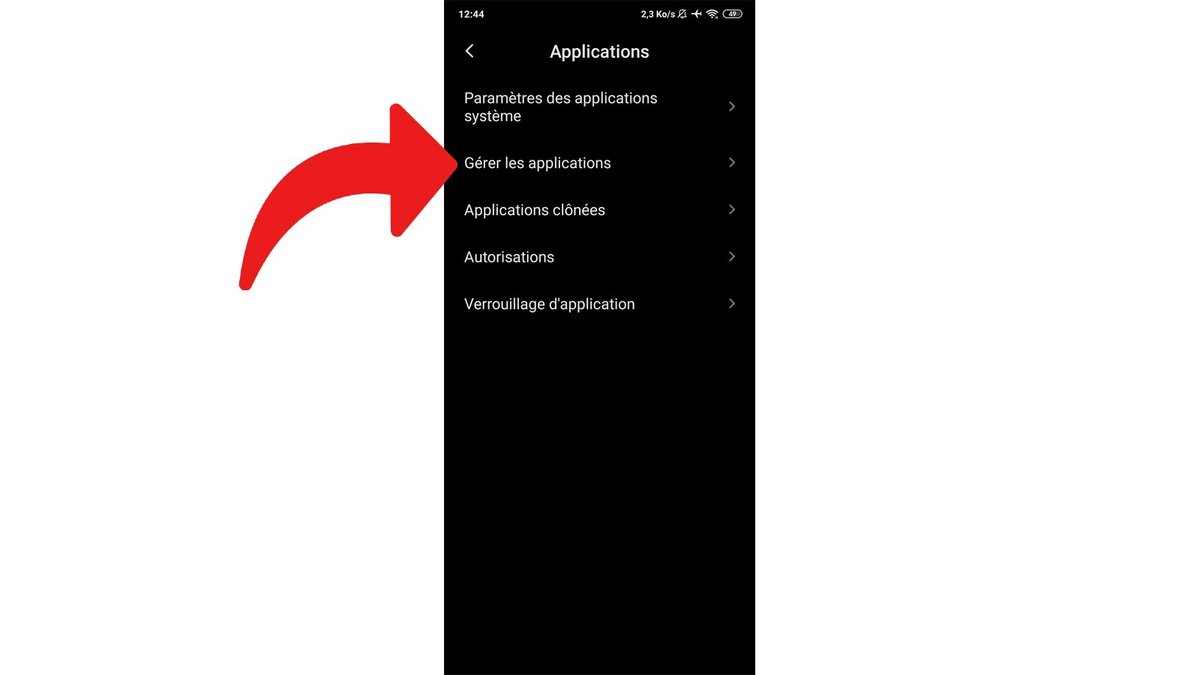 Android supprimer autorisation application