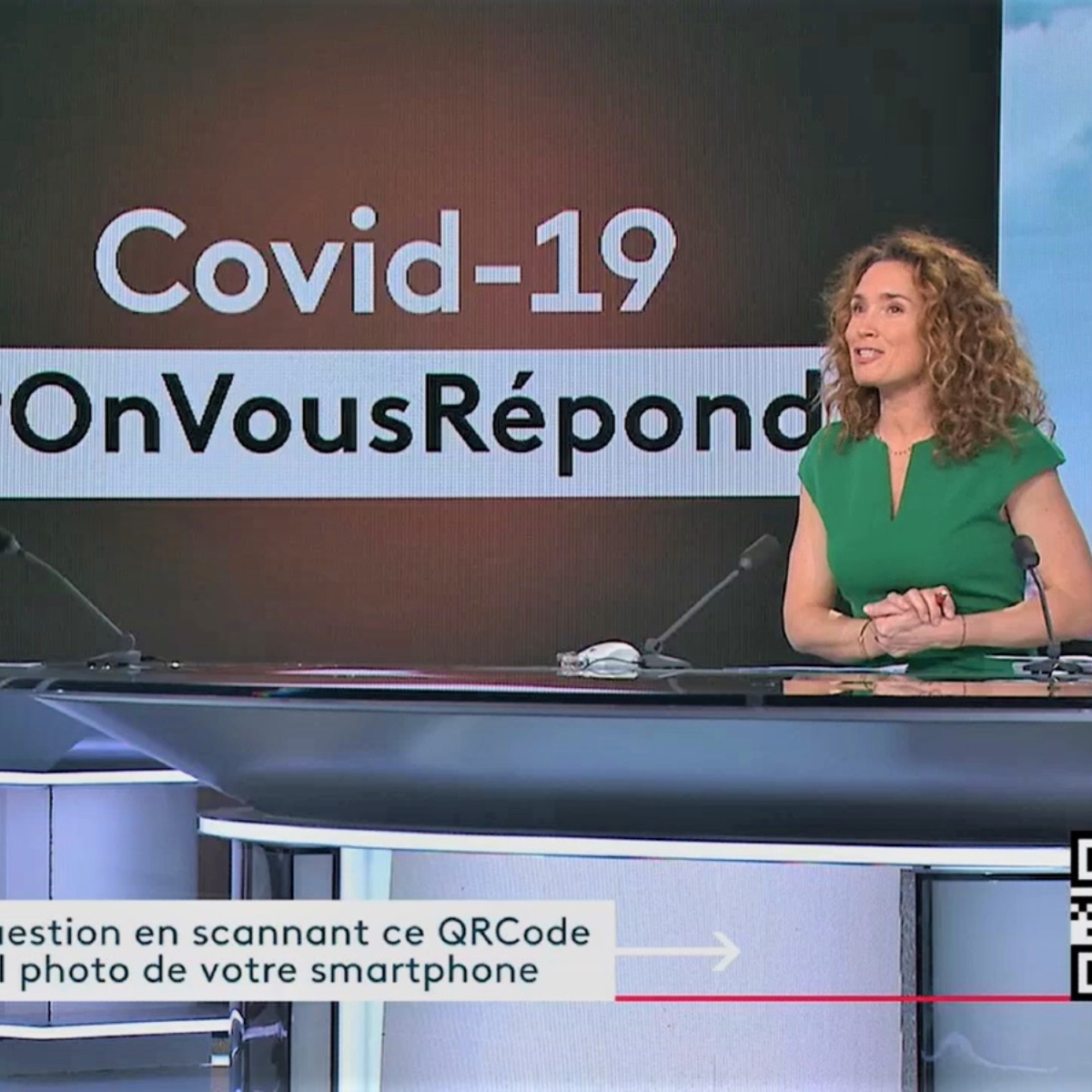 France 2 : un QR code en plein JT pour poser vos questions autour du Covid-19