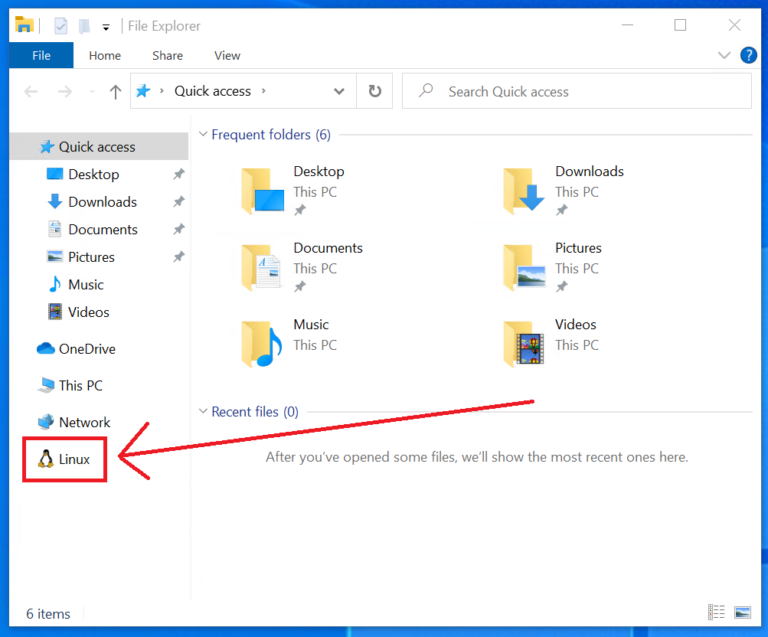 Fichiers Linux dans Explorer Windows