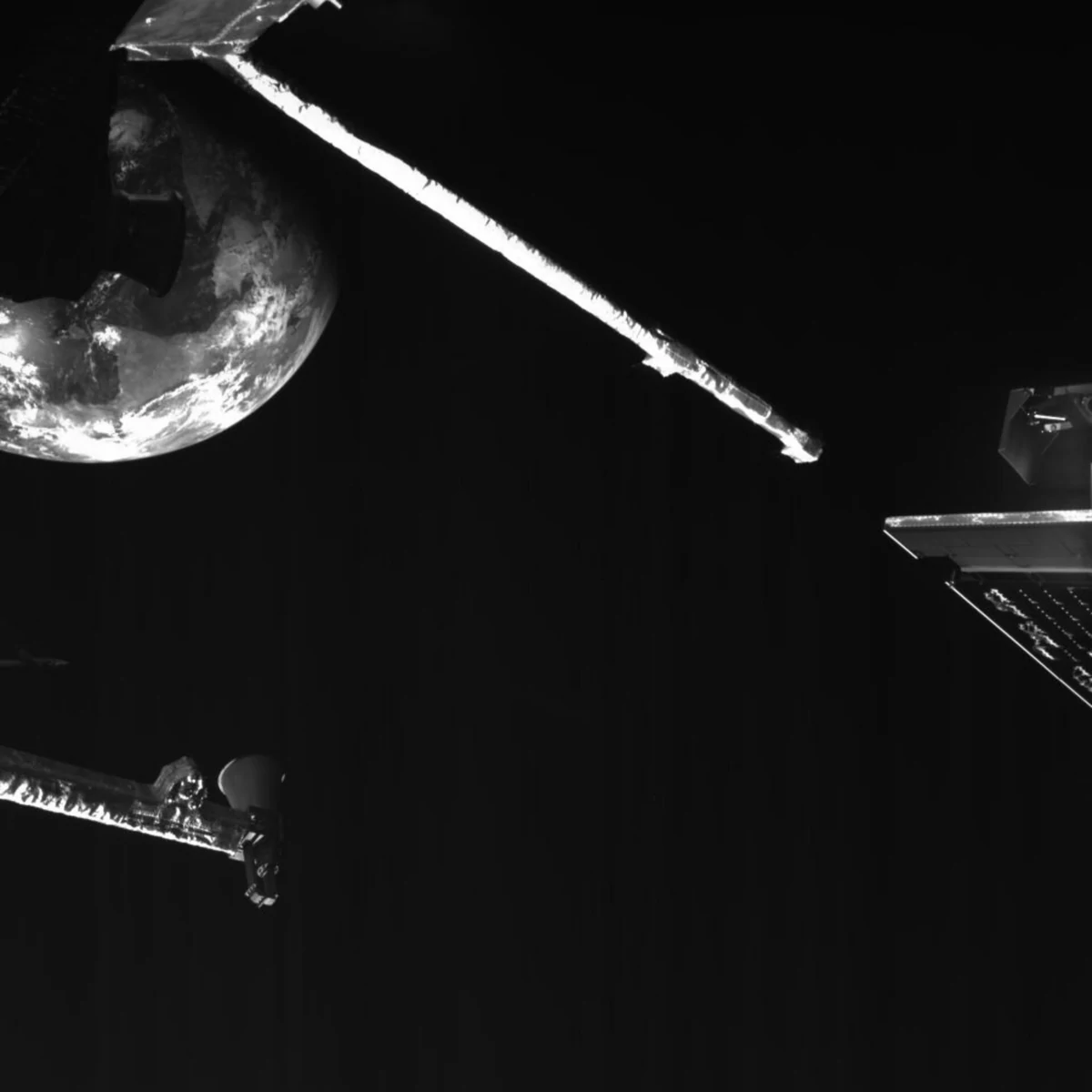 BepiColombo survol Terre 4 © ESA/BepiColombo/MTM, CC BY-SA 3.0 IGO