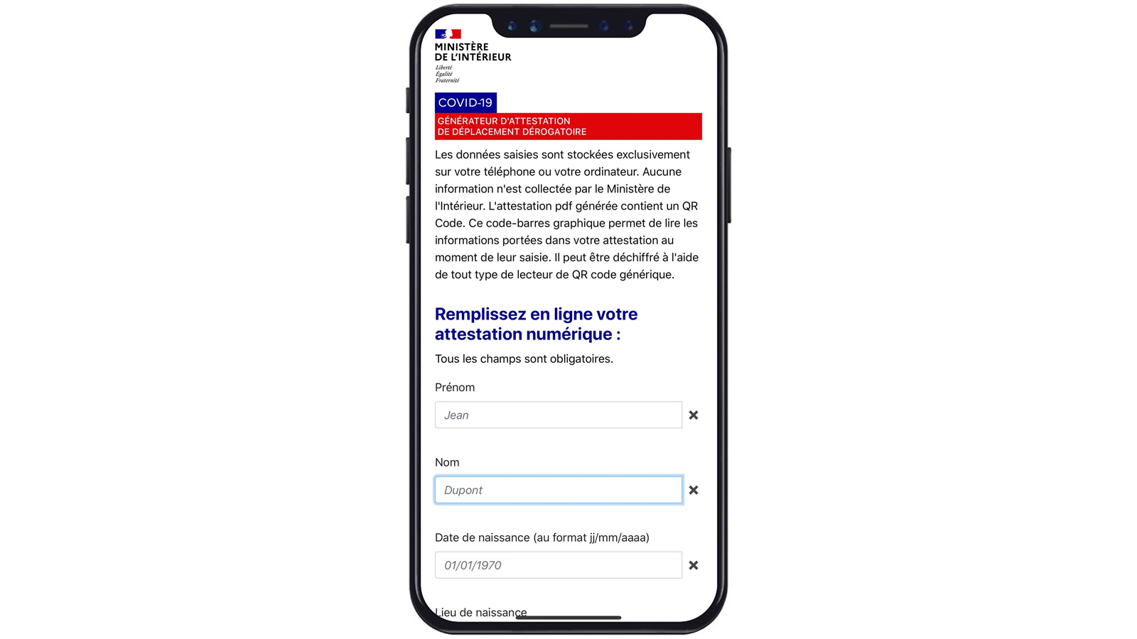 Comment remplir facilement l'attestation de déplacement sur son smartphone ?