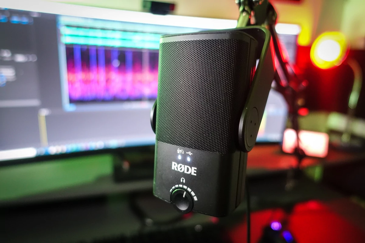 Rode NT-USB Mini, le bouton volume