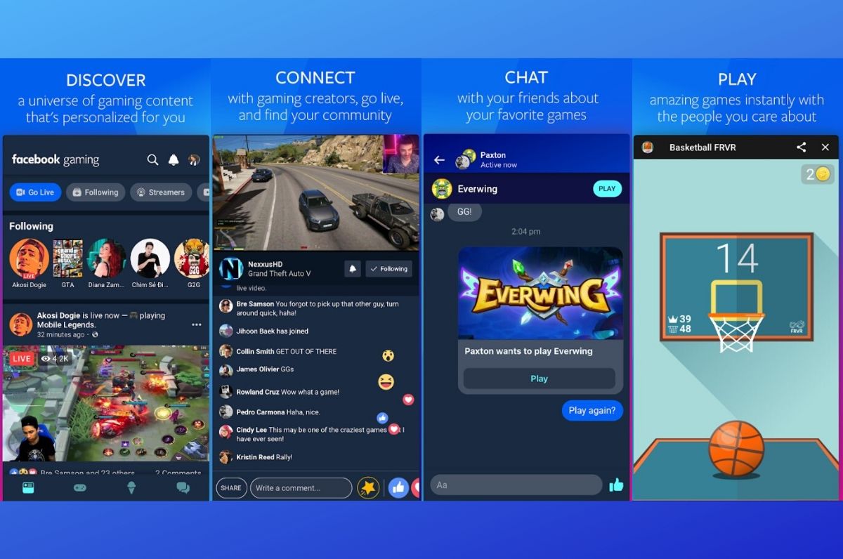 Facebook lance une application gaming pour concurrencer YouTube et Twitch