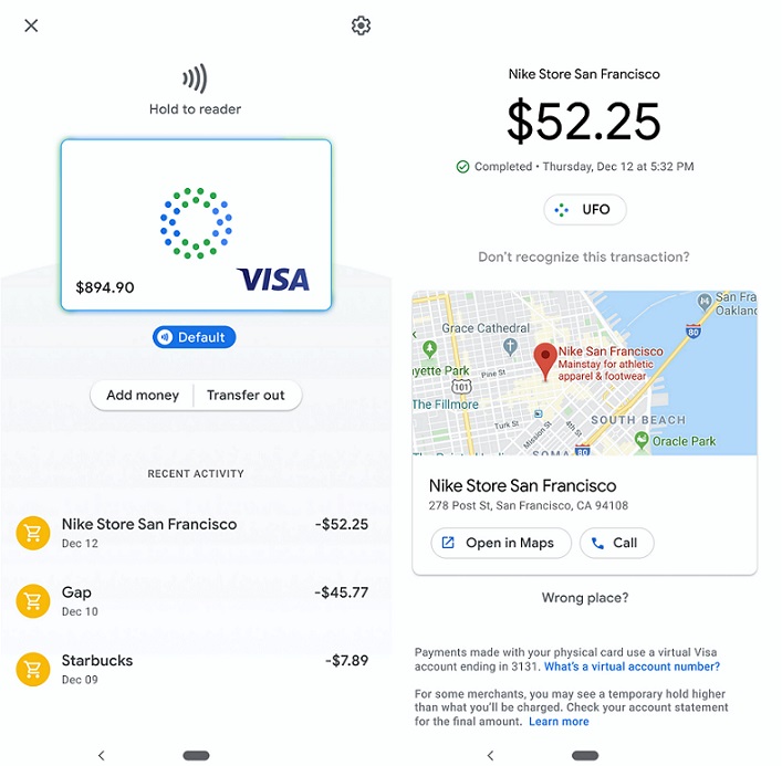 Google Pay carte débit