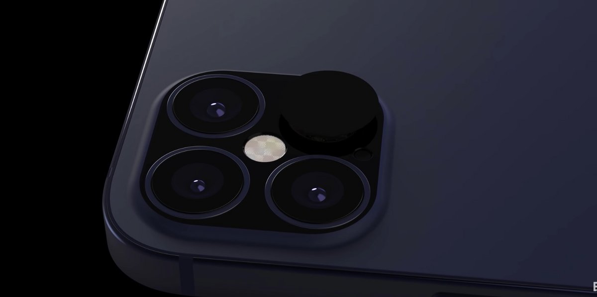 Les différents capteurs de l&#039;iPhone 12 Pro. Concept